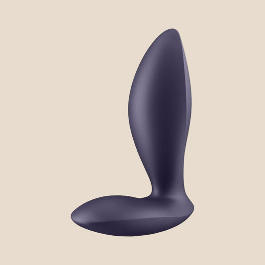 SATISFYER - PLUGUE DE ALIMENTAO ROXO-2