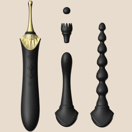 ZALO - BESS 2 CLITORAL MASSAGER BLACK-0