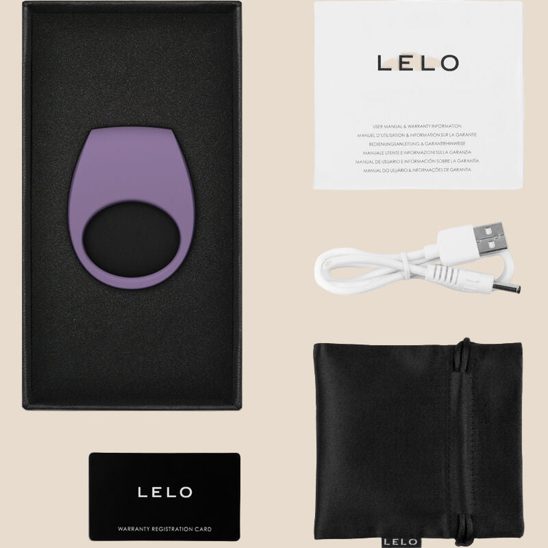 LELO - ANEL VIBRADOR VIOLETA TOR 3-2