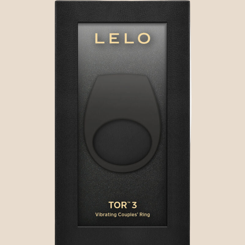 LELO - ANEL VIBRADOR PRETO TOR 3-1