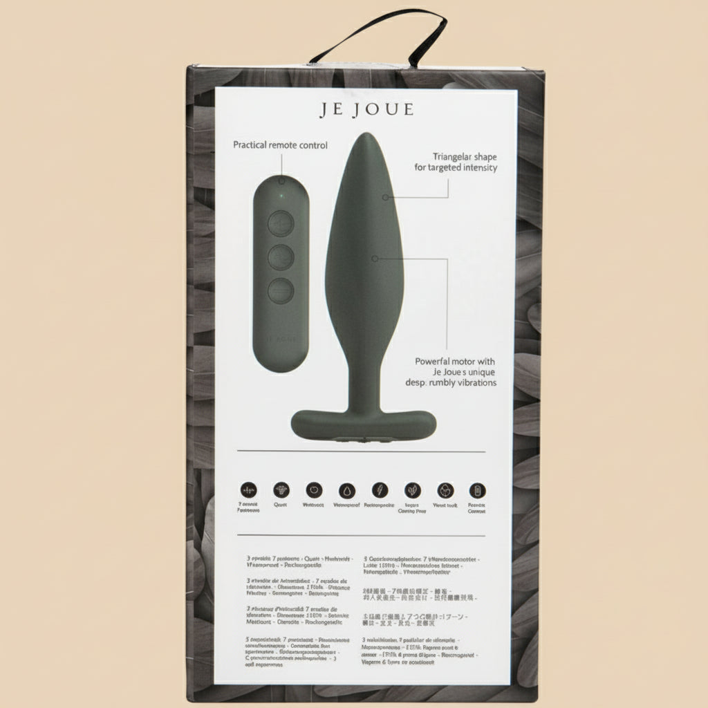 JE JOUE - VIBRADOR ANAL EGON PLUG PRETO-4