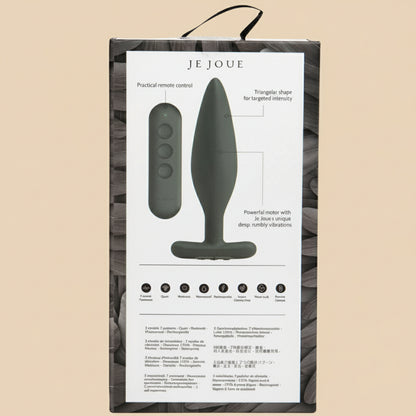 JE JOUE - VIBRADOR ANAL EGON PLUG PRETO-4