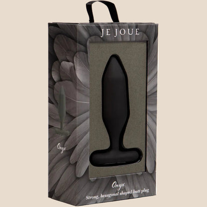 JE JOUE - VIBRADOR ANAL PLUG ONYX PRETO-2