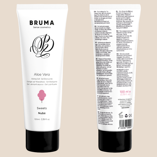BRUMA - GEL DESLIZANTE DE ALOE VERA SABOR DOCES 100 ML-0