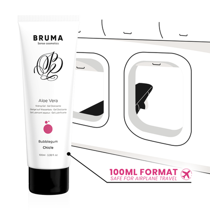 BRUMA - GEL DESLIZANTE DE ALOE VERA SABOR BUBBLEGUM 100 ML-4