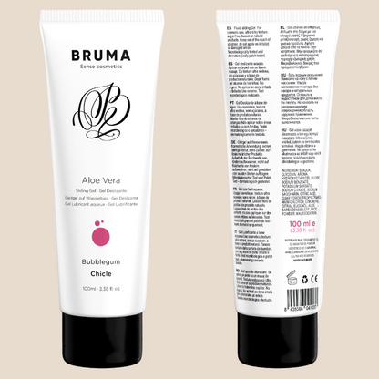 BRUMA - GEL DESLIZANTE DE ALOE VERA SABOR BUBBLEGUM 100 ML-0