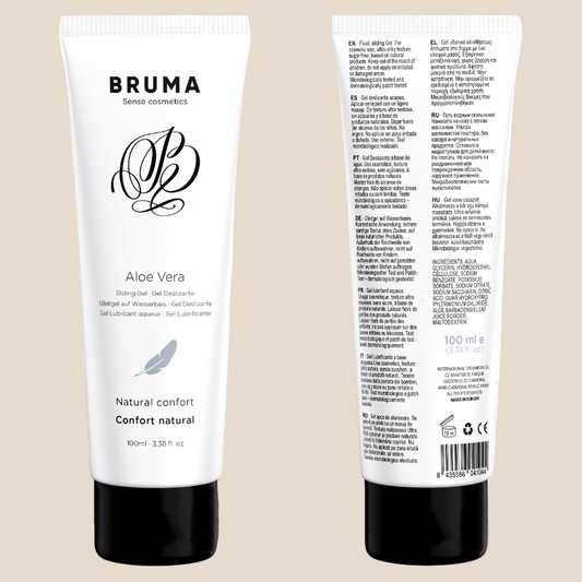 BRUMA - GEL DESLIZANTE DE ALOE VERA NATURAL CONFORT 100 ML-0