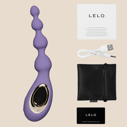 LELO - MASSAGEM ANAL VIOLETA SORAYA BEADS-2