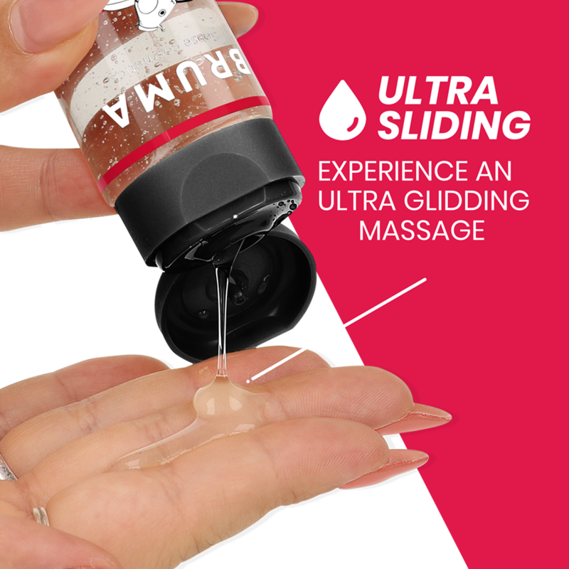 BRUMA - ÓLEO DE MASSAGEM PREMIUM EFEITO CALOR SABOR MORANGO 3 EM 1 - 100 ML-1