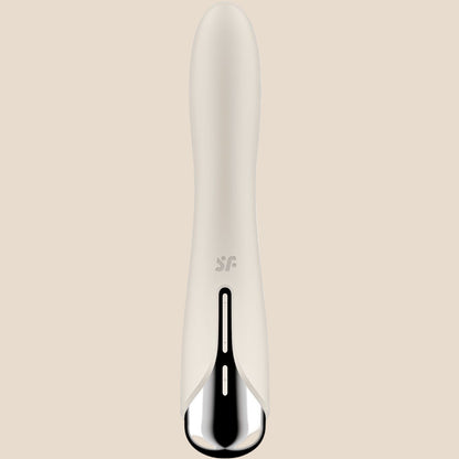 SATISFYER - VIBRADOR ROTADOR BEGE SPINNING VIBE 1 G-SPOT BEIGE-1