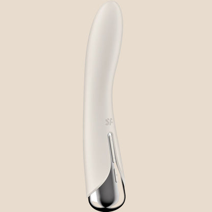 SATISFYER - VIBRADOR ROTADOR BEGE SPINNING VIBE 1 G-SPOT BEIGE-0