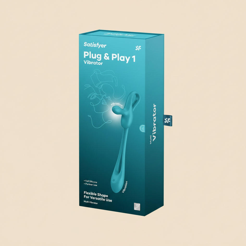 SATISFYER - PLUG & PLAY 1 MULTIVIBRADOR FLEXÍVEL-5