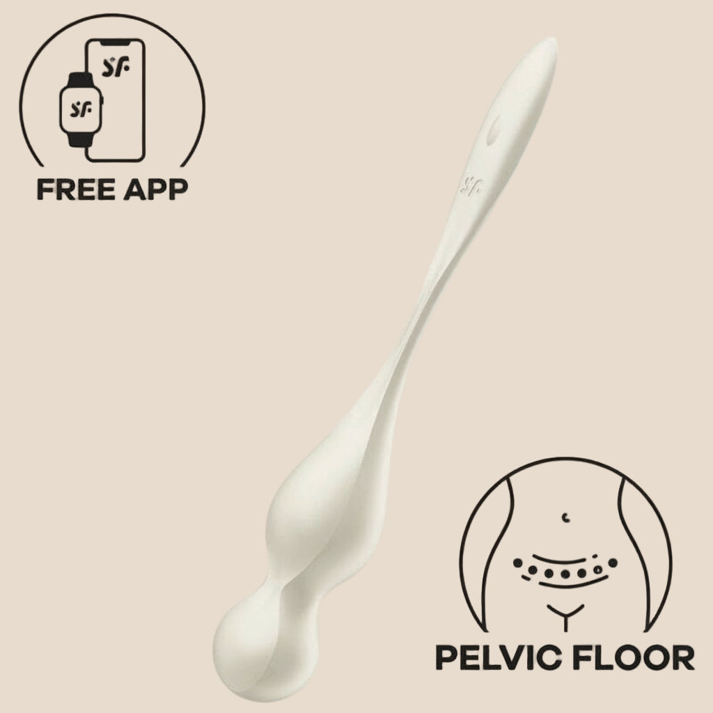 SATISFYER - BOLAS VIBRATÓRIAS DE KEGEL LOVE BIRDS BRANCO-0