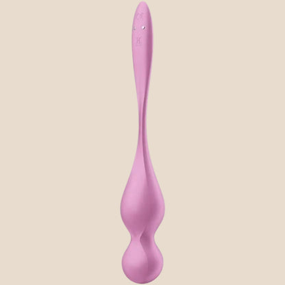 SATISFYER - BOLAS DE KEGEL VIBRANTES LOVE BIRDS ROSA-2