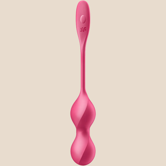 SATISFYER - LOVE BIRDS 2 BOLAS DE KEGEL VIBRANTES + APLICATIVO GRATUITO-1