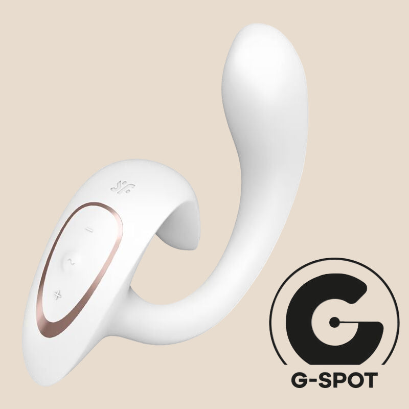 SATISFYER - G FOR GODDESS 1 COELHO VIBRADOR BRANCO-0