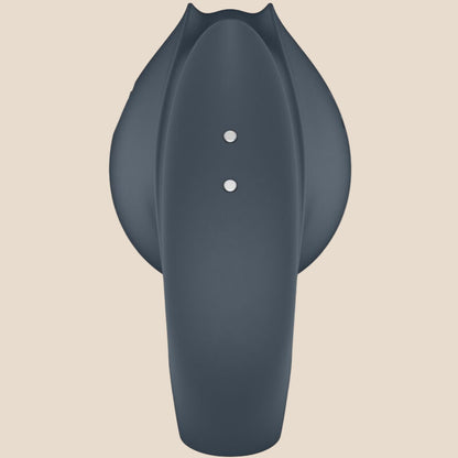 SATISFYER - PERFECT PAIR 2 MULTIVIBRANTES 2 EM 1 ANEL PARA PÊNIS E ESTIMULADOR DE DEDO CINZA-7