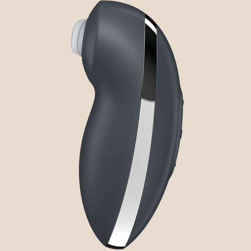 SATISFYER - TAP & CLIMAX 2 VIBRADOR E ESTIMULADOR CINZA-3