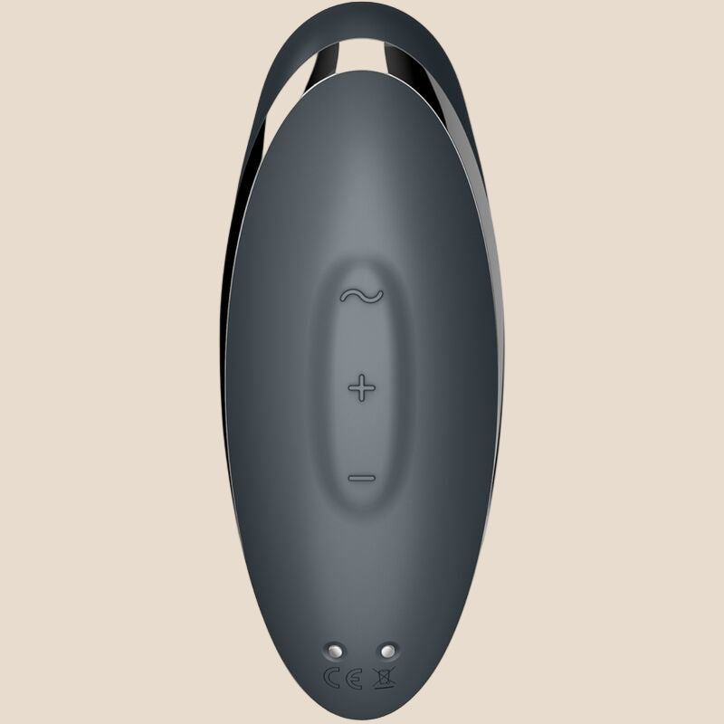 SATISFYER - TAP & CLIMAX 2 VIBRADOR E ESTIMULADOR CINZA-5