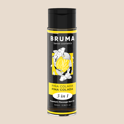 BRUMA - ÓLEO DE MASSAGEM PREMIUM EFEITO CALOR SABOR PINA COLADA 3 EM 1 - 100 ML-0