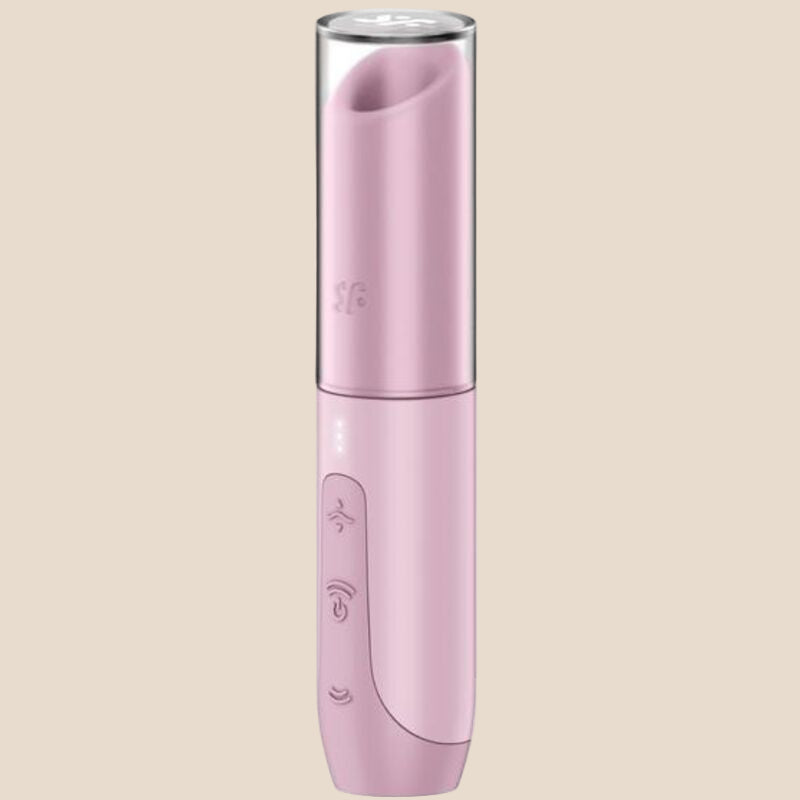 SATISFYER - ESTIMULADOR DE CLITÓRIS SECRET KISS WAVE ROSA-2