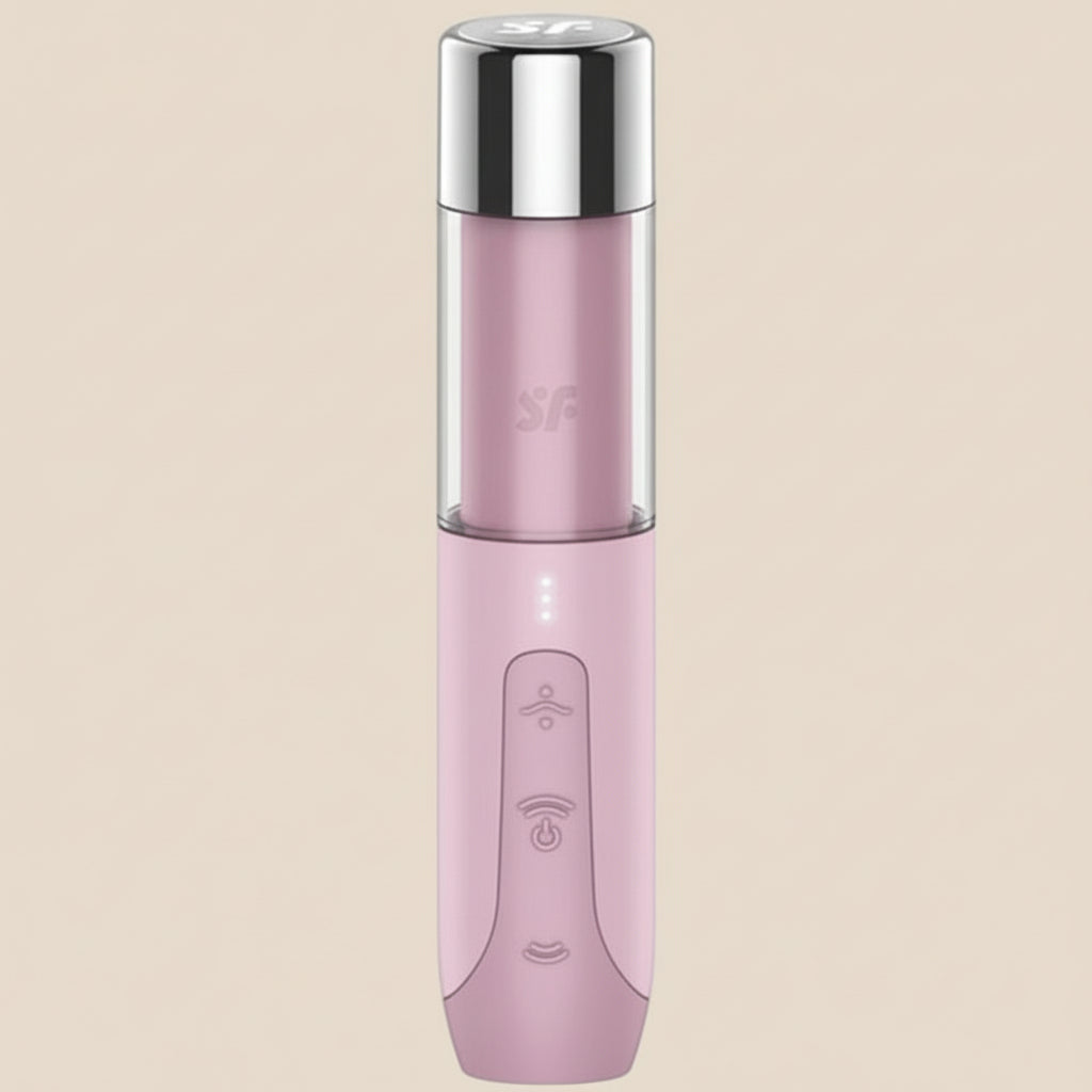 SATISFYER - ESTIMULADOR DE CLITÓRIS SECRET KISS WAVE ROSA-1