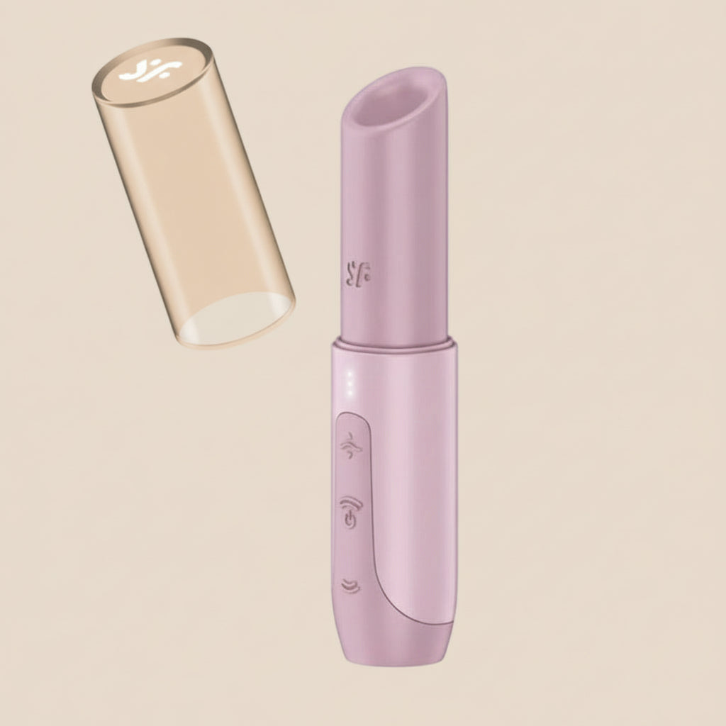 SATISFYER - ESTIMULADOR DE CLITÓRIS SECRET KISS WAVE ROSA-0