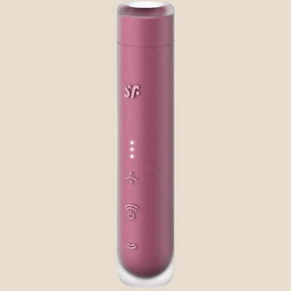 SATISFYER - ESTIMULADOR DE CLITÓRIS FIRST KISS WAVE GARNET-0