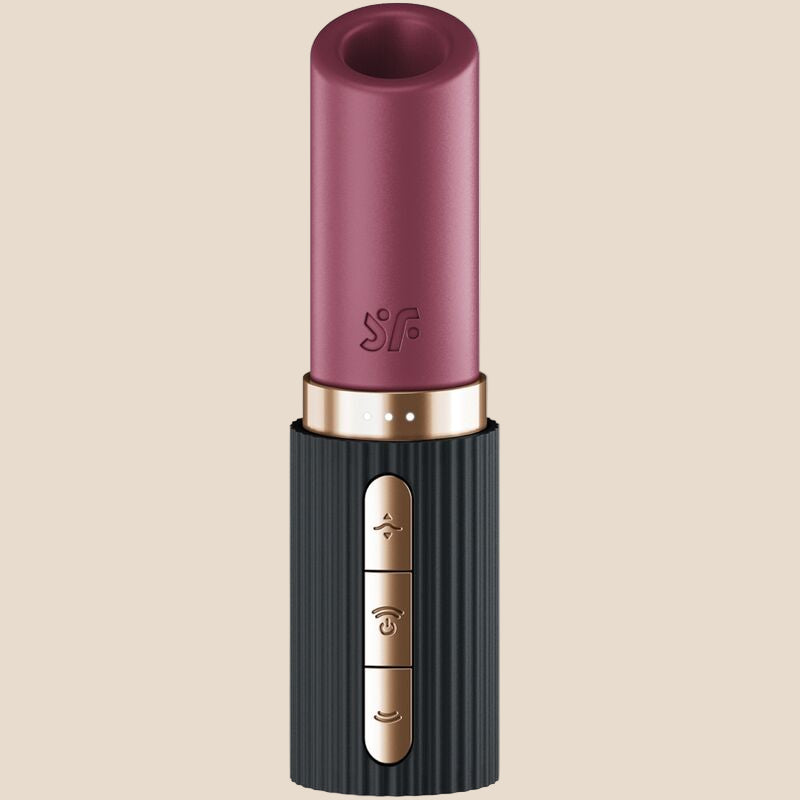 SATISFYER - PRO 2 KISS WAVE ESTIMULADOR DE CLITÓRIS GARNET / PRETO-1