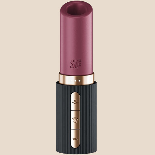 SATISFYER - PRO 2 KISS WAVE ESTIMULADOR DE CLITÓRIS GARNET / PRETO-1