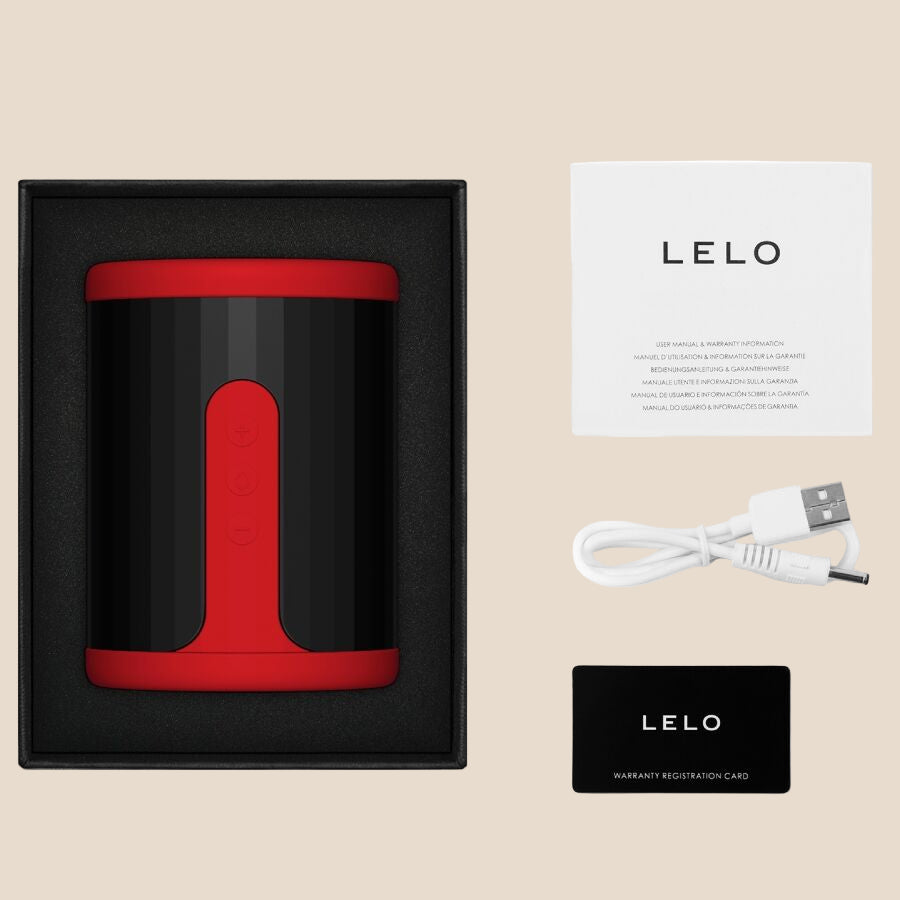 LELO - F2S™ TEAL MASTURBADOR MASCULINO VERMELHO-8