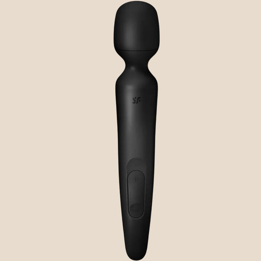 SATISFYER - WAND ERLAND MASSAGEADOR VIBRATÓRIO PRETO-0