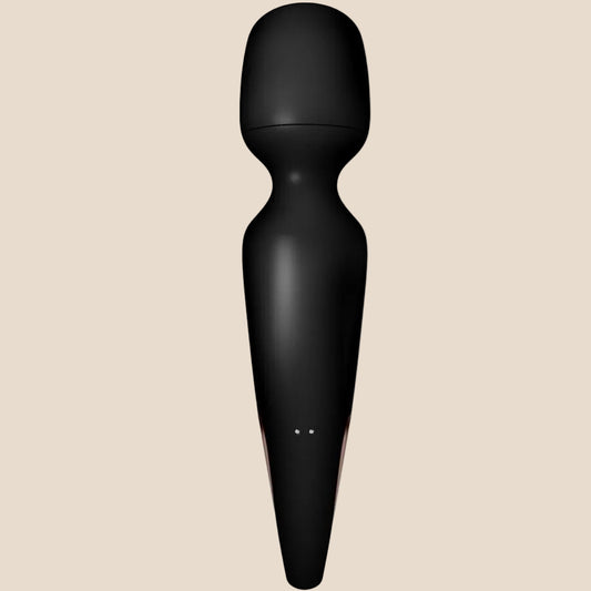 SATISFYER - WAND ERLAND MASSAGEADOR VIBRATÓRIO PRETO-1