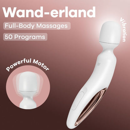SATISFYER - WAND ERLAND MASSAGEADOR VIBRATÓRIO BRANCO-5
