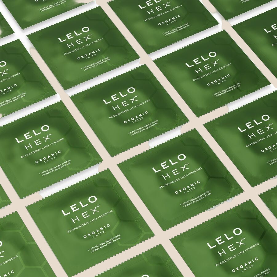 LELO - CAIXA DE PRESERVATIVOS ORGÂNICOS HEX 12 UNIDADES-7