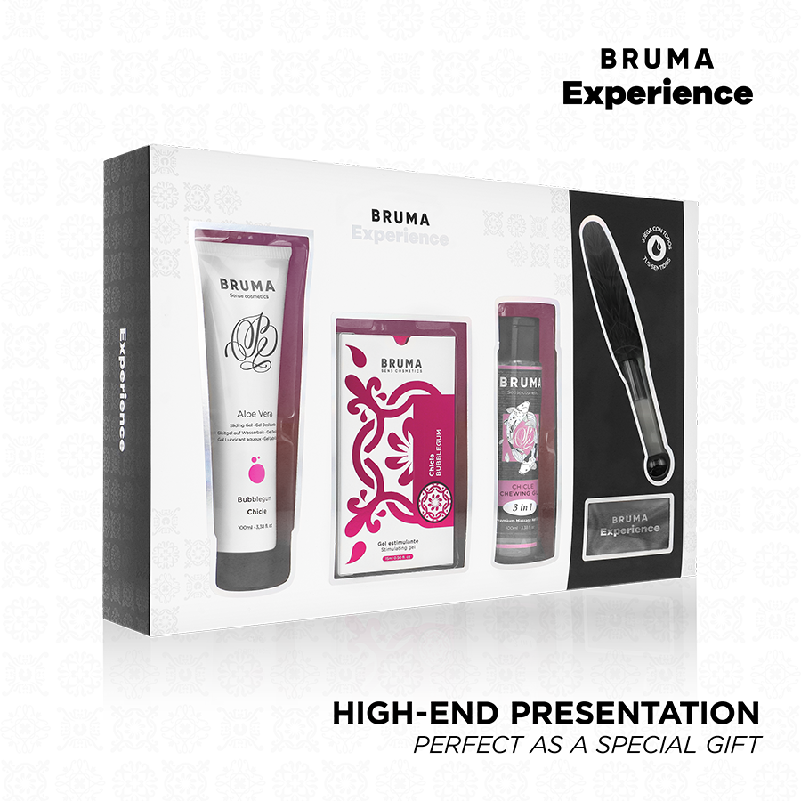 BRUMA XPERIENCE - KIT DE CHICLETE TENTAÇÃO COM POTENCIALIZADOR DE ORGASMO-0