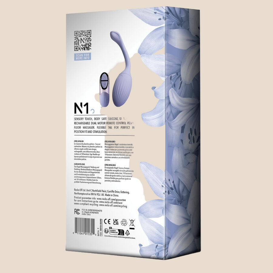 NIYA - N1 MASSAGEADOR PÉLVICO KEGEL COM CONTROLE REMOTO-4