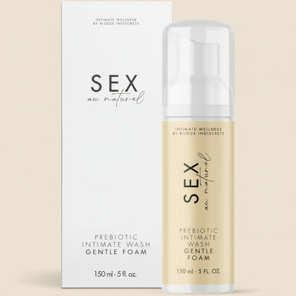 BIJOUX INDISCRETS - SEX AU NATUREL GEL ÍNTIMO PREBIÓTICO COM ESPUMA 150 ML-0