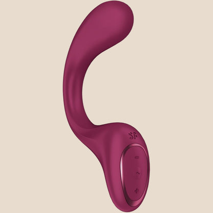 SATISFYER - G FOR GODDESS 2 RABBIT VIBRATOR BOTTLE BORDEAUX-0