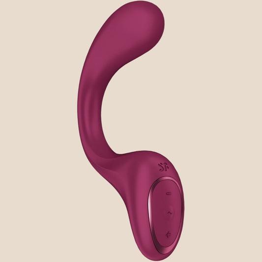 SATISFYER - G FOR GODDESS 2 RABBIT VIBRATOR BOTTLE BORDEAUX-0