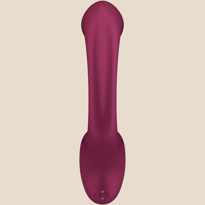 SATISFYER - G FOR GODDESS 2 RABBIT VIBRATOR BOTTLE BORDEAUX-4