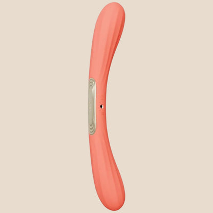 LELO - BOOMERANG VIBRADOR DE PONTA DUPLA VERMELHO CORAL-0