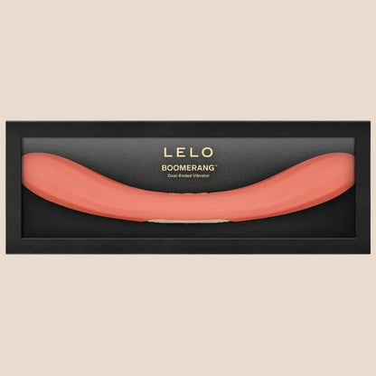 LELO - BOOMERANG VIBRADOR DE PONTA DUPLA VERMELHO CORAL-2