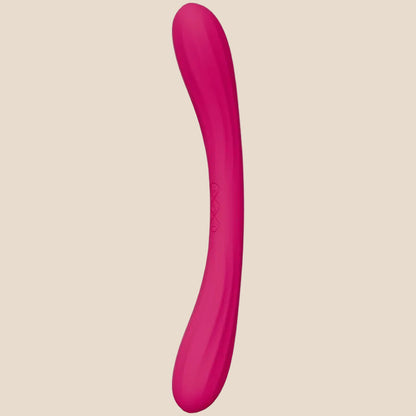 LELO - BOOMERANG VIBRADOR DE PONTA DUPLA CEREJA-1
