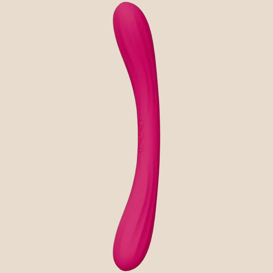 LELO - BOOMERANG VIBRADOR DE PONTA DUPLA CEREJA-1