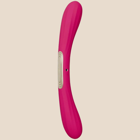 LELO - BOOMERANG VIBRADOR DE PONTA DUPLA CEREJA-0