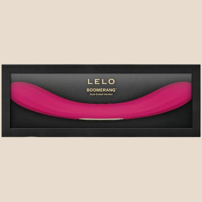 LELO - BOOMERANG VIBRADOR DE PONTA DUPLA CEREJA-3