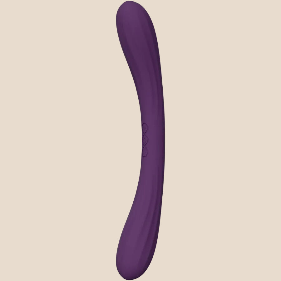 LELO - BOOMERANG VIBRADOR DE DUAS PONTAS ROXO-1