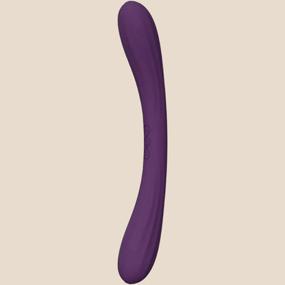 LELO - BOOMERANG VIBRADOR DE DUAS PONTAS ROXO-1