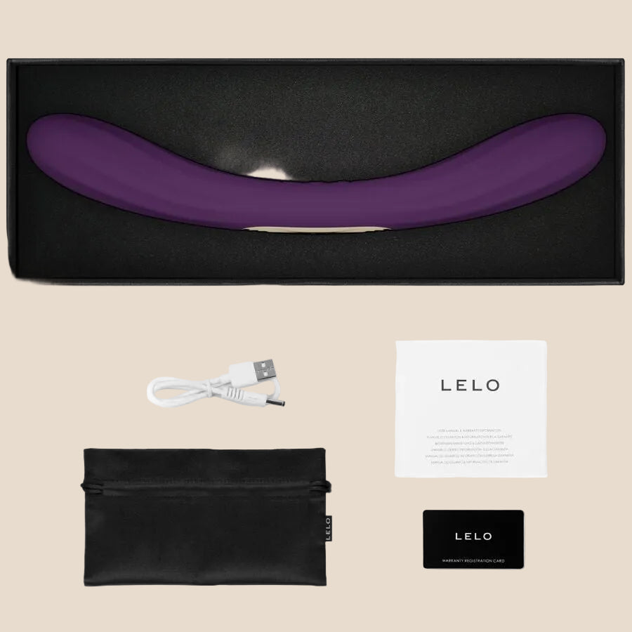 LELO - BOOMERANG VIBRADOR DE DUAS PONTAS ROXO-2